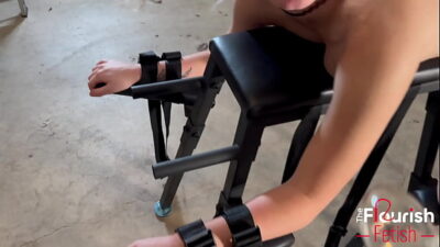 Trailer Evie Christian gets the Obedience Bench in a Garage. It’s very “Silence of the Lambs” feel to it. With Whipping, Flogging, Paddling, Glass dildo being plunged up her ass, verbal domination, and more.